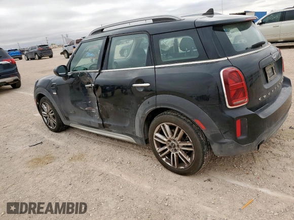 2022 MINI Countryman Cooper with VIN WMZ43BR04N3N62710, listed as a Copart auction lot 59136765 with 51,185 mi miles and Salvage title. Bid and sale history available at DreamBid. Image 2.