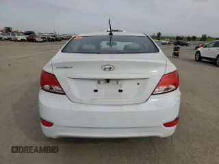 2017 Hyundai Accent SE with VIN KMHCT4AE6HU376532, listed as a Copart auction lot 47270745 with 133,725 mi miles and Salvage Title. Bid and sale history available at carsss.com. Image 6.
