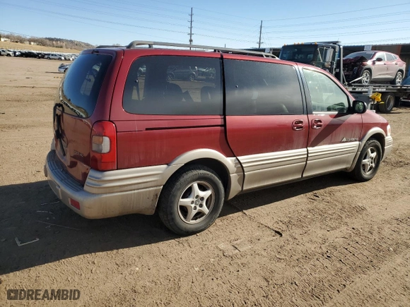 1999 Pontiac Montana with VIN 1GMDX03E0XD248316, listed as a Copart auction lot 89263975 with 0 mi miles and Salvage Title. Bid and sale history available at carsss.com. Image 3.