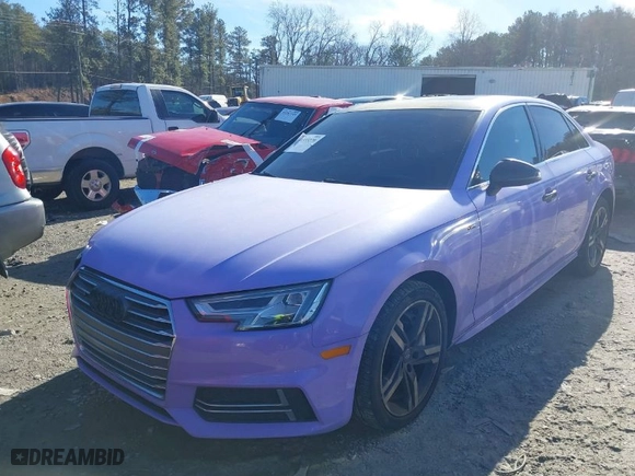 2018 Audi A4 Premium Plus with VIN WAUENAF41JA165152, listed as a IAAI auction lot 41333270 with 102,412 mi miles. Bid and sale history available at carsss.com. Image 2.