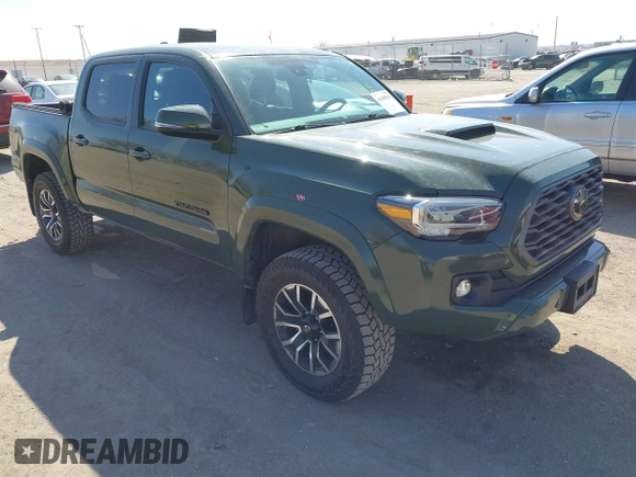 2022 Toyota Tacoma SR with VIN 3TMCZ5AN0NM470396, listed as a IAAI auction lot 41909515 with 35,997 mi miles and . Bid and sale history available at DreamBid. Image 1.