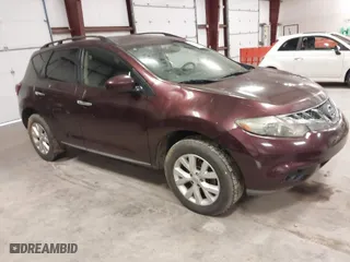 2013 Nissan Murano SL with VIN JN8AZ1MW0DW315659, listed as a IAAI auction lot 41156756 with 222,989 mi miles. Bid and sale history available at carsss.com. Image 1.
