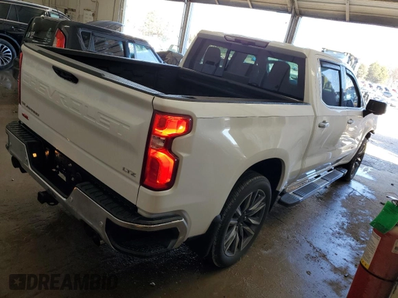 2024 Chevrolet Silverado 1500 LTZ with VIN 1GCUDGEL6RZ204568, listed as a Copart auction lot 48775205 with 10,633 mi miles and Salvage Title. Bid and sale history available at DreamBid. Image 3.