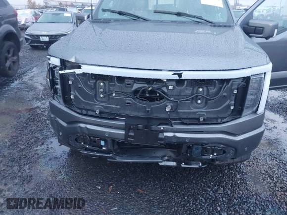 2023 Ford F-150 Lightning Pro z VIN 1FT6W1EV6PWG26596, wystawiony jako IAAI lot #40862334 z przebiegiem 13 857 mil mil oraz . Historia ofert i sprzedaży dostępna na DreamBid. Obrazek 20.