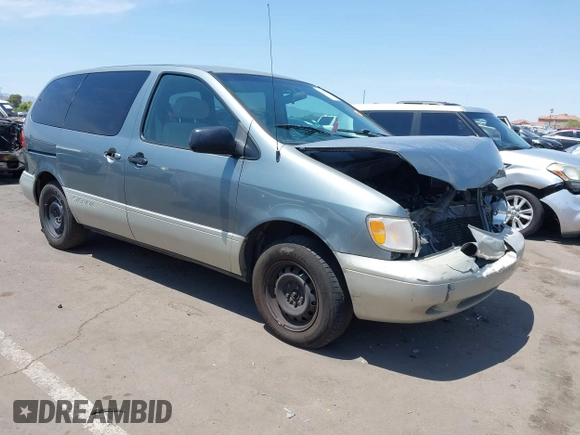 1998 Toyota Sienna LE z VIN 4T3ZF13C1WU043459, wystawiony jako IAAI lot #42475827 z przebiegiem Nie podano mil oraz . Historia ofert i sprzedaży dostępna na DreamBid. Obrazek 1.