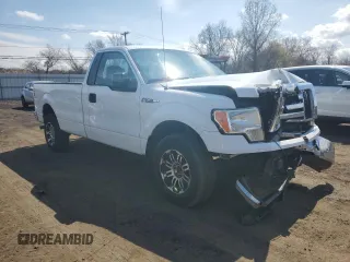 2013 Ford F-150 XL with VIN 1FTNF1CF8DKE63332, listed as a Copart auction lot 50659725 with 177,681 mi miles and Salvage Title. Bid and sale history available at carsss.com. Image 4.