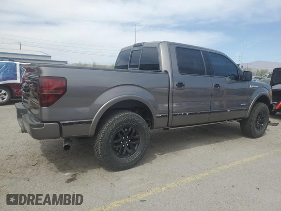 2012 Ford F-150 XL with VIN 1FTFW1ET4CFA59152, listed as a Copart auction lot 51183215 with 142,545 mi miles and Salvage title. Bid and sale history available at DreamBid. Image 3.