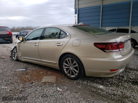 2014 Lexus LS 460 with VIN JTHBL5EF9E5126585, listed as a Copart auction lot 41658635 with 100,314 mi miles and Salvage Title. Bid and sale history available at carsss.com. Image 2.