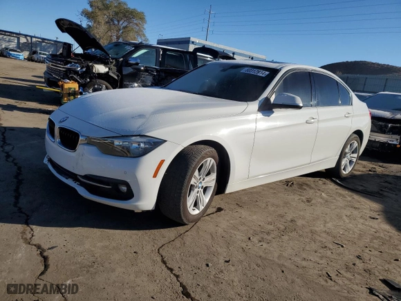 2016 BMW 3 Series 328i xDrive with VIN WBA8E3G52GNT78709, listed as a Copart auction lot 80312814 with 74,017 mi miles and Salvage Title. Bid and sale history available at carsss.com. Image 1.
