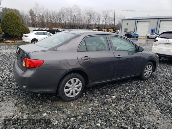 2009 Toyota Corolla with VIN JTDBL40E899067540, listed as a Copart auction lot 51688355 with 164,652 mi miles and Clean Title. Bid and sale history available at carsss.com. Image 3.