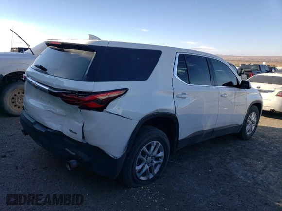 2023 Chevrolet Traverse LS with VIN 1GNEVFKW5PJ224260, listed as a Copart auction lot 87762735 with 40,689 mi miles and Salvage Title. Bid and sale history available at carsss.com. Image 3.