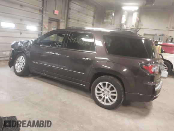 2015 GMC Acadia Denali with VIN 1GKKVTKD4FJ257360, listed as a IAAI auction lot 41828556 with 110,268 mi miles. Bid and sale history available at carsss.com. Image 3.