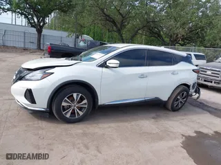 2020 Nissan Murano S with VIN 5N1AZ2AJ6LN163493, listed as a IAAI auction lot 42122077 with 43,989 mi miles. Bid and sale history available at carsss.com. Image 14.