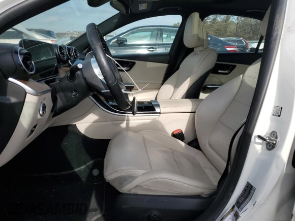 2022 Mercedes-Benz C 300 with VIN W1KAF4HB9NR039307, listed as a Copart auction lot 89340365 with 25,252 mi miles and Salvage Title. Bid and sale history available at DreamBid. Image 7.