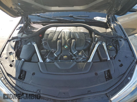 2019 BMW 7 Series 750i with VIN WBA7F0C59KGM25051, listed as a Copart auction lot 87285534 with Not Provided miles and Salvage Title. Bid and sale history available at DreamBid. Image 11.