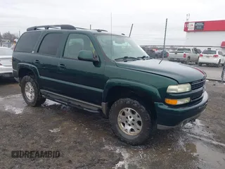 2004 Chevrolet Tahoe Z71 z VIN 1GNEK13Z84R118371, wystawiony jako IAAI lot #41535389 z przebiegiem 255 815 mil mil oraz . Historia ofert i sprzedaży dostępna na DreamBid. Obrazek 1.