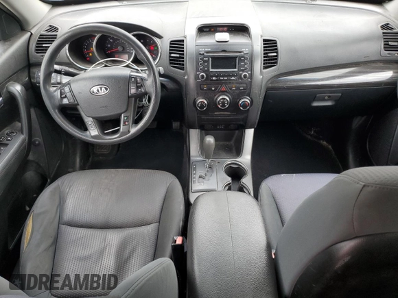 2012 Kia Sorento LX with VIN 5XYKT4A25CG242708, listed as a Copart auction lot 51382155 with 156,175 mi miles and Salvage Title. Bid and sale history available at carsss.com. Image 8.