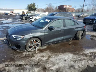 2023 Audi A3 Premium with VIN WAUGUDGY8PA127182, listed as a Copart auction lot 42207745 with 16,151 mi miles and Salvage Title. Bid and sale history available at carsss.com. Image 1.