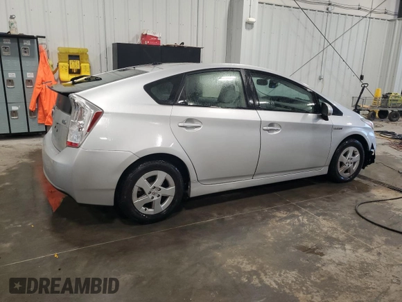 2010 Toyota Prius II with VIN JTDKN3DU8A0121756, listed as a Copart auction lot 55029325 with Not Provided miles and Clean Title. Bid and sale history available at DreamBid. Image 3.
