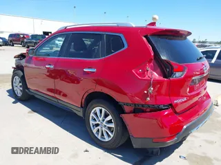 2017 Nissan Rogue SL with VIN JN8AT2MV7HW277674, listed as a IAAI auction lot 41837800 with 99,301 mi miles. Bid and sale history available at carsss.com. Image 3.