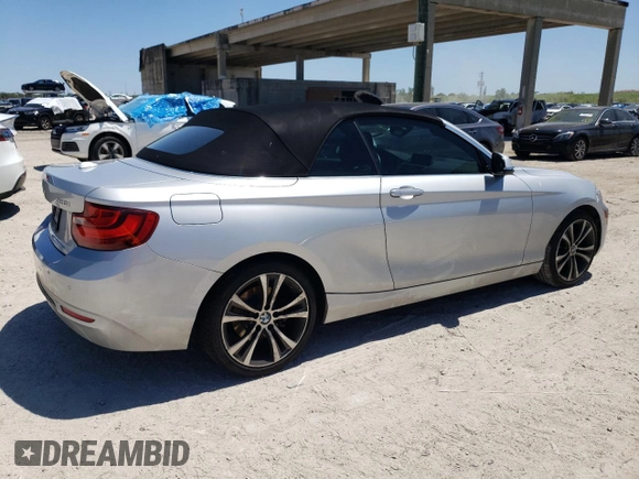 2016 BMW 2 Series 228i xDrive with VIN WBA1L9C59GV325604, listed as a Copart auction lot 49372204 with 44,762 mi miles. Bid and sale history available at carsss.com. Image 3.