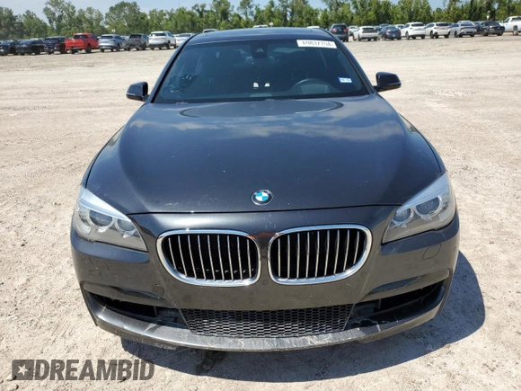 2015 BMW 7 Series 740Li xDrive with VIN WBAYF4C58FGS99363, listed as a Copart auction lot 69837154 with 115,101 mi miles and Salvage Title. Bid and sale history available at carsss.com. Image 5.