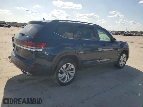 2021 Volkswagen Atlas SE z VIN 1V2WR2CA0MC543710, wystawiony jako Copart lot #54196735 z przebiegiem Nie podano mil oraz Szkoda całkowita • Salvage title. Historia ofert i sprzedaży dostępna na DreamBid. Obrazek 3.