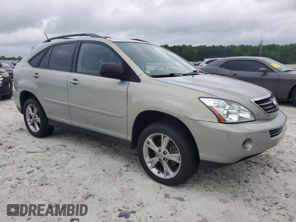 2007 Lexus RX 400h with VIN JTJGW31U872003692, listed as a Copart auction lot 54429045 with 250,873 mi miles and Clean Title. Bid and sale history available at DreamBid. Image 4.