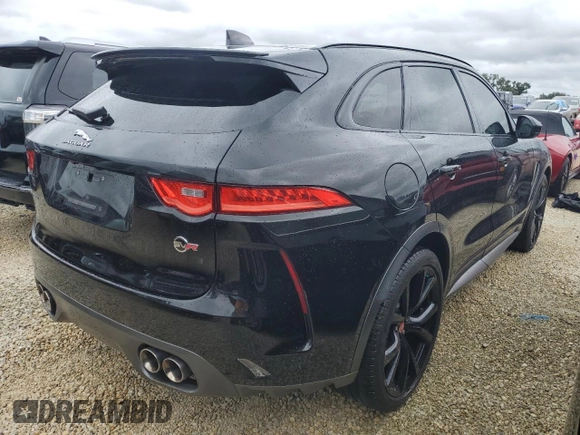 2020 Jaguar F-Pace SVR with VIN SADCZ2EE5LA660248, listed as a Copart auction lot 74197214 with 37,381 mi miles and Non Repairable. Bid and sale history available at DreamBid. Image 3.
