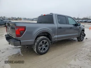 2024 Ford F-150 STX with VIN 1FTEW2KP8RKE37496, listed as a Copart auction lot 88336225 with 1,780 mi miles and Salvage Title. Bid and sale history available at carsss.com. Image 4.