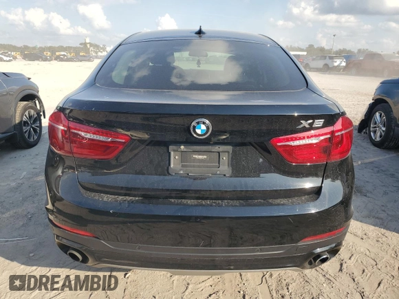2016 BMW X6 sDrive35i with VIN 5UXKU0C56G0F93508, listed as a Copart auction lot 43787535 with 154,309 mi miles and Clean Title. Bid and sale history available at carsss.com. Image 6.