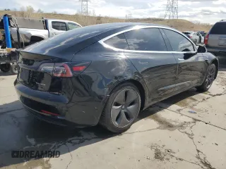 2020 Tesla Model 3 Long Range with VIN 5YJ3E1EB4LF599909, listed as a Copart auction lot 52435425 with 118,574 mi miles and Salvage Title. Bid and sale history available at DreamBid. Image 3.