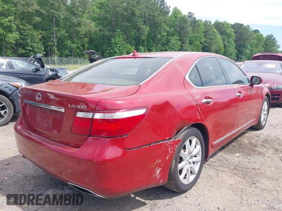 2008 Lexus LS 460 z VIN JTHBL46F985052775, wystawiony jako IAAI lot #42288309 z przebiegiem 159 808 mil mil oraz . Historia ofert i sprzedaży dostępna na DreamBid. Obrazek 4.