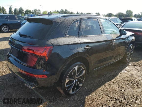 2023 Audi SQ5 Premium Plus with VIN WA1B4BFY0P2149913, listed as a Copart auction lot 67395464 with 10,207 mi miles and Salvage Title. Bid and sale history available at DreamBid. Image 3.