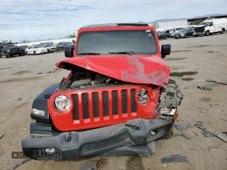 2020 Jeep Wrangler Unlimited Sport S with VIN 1C4HJXDN2LW279810, listed as a Copart auction lot 78827454 with 106,667 mi miles and Salvage title. Bid and sale history available at DreamBid. Image 5.