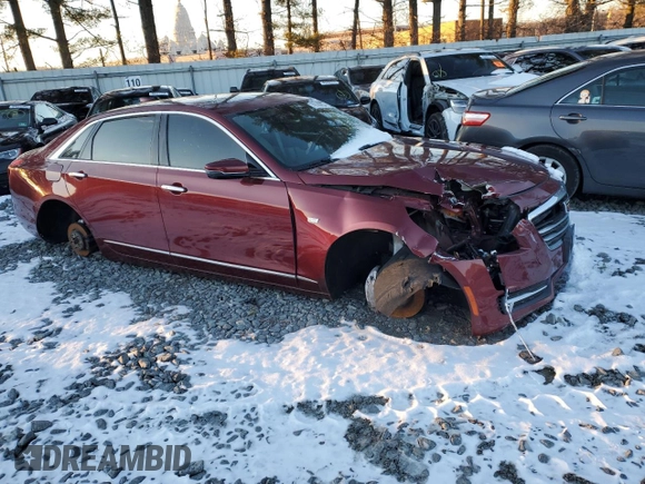 2017 Cadillac CT6 AWD with VIN 1G6KB5RS2HU169965, listed as a Copart auction lot 79189994 with 72,637 mi miles and Salvage title. Bid and sale history available at DreamBid. Image 4.