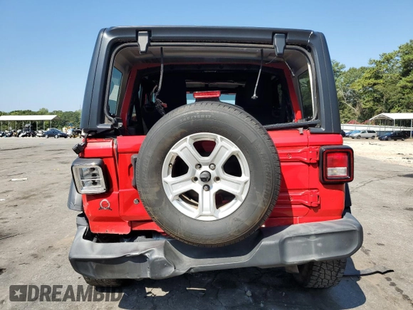 2020 Jeep Wrangler Unlimited Willys z VIN 1C4HJXDG1LW171325, wystawiony jako Copart lot #68717764 z przebiegiem 132 555 mil mil oraz Szkoda całkowita • Salvage title. Historia ofert i sprzedaży dostępna na DreamBid. Obrazek 6.