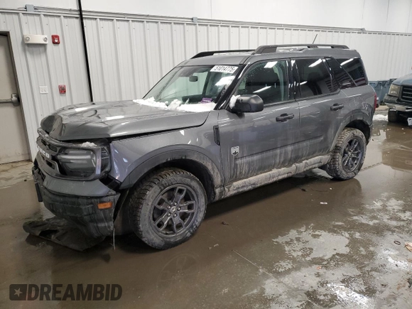 2022 Ford Bronco Sport Big Bend z VIN 3FMCR9B68NRD27936, wystawiony jako Copart lot #51014775 z przebiegiem 82 685 mil mil oraz Szkoda całkowita • Salvage title. Historia ofert i sprzedaży dostępna na DreamBid. Obrazek 1.