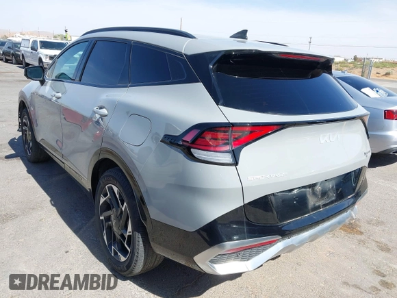 2024 Kia Sportage SX-Prestige with VIN 5XYK5CDF1RG143931, listed as a IAAI auction lot 42236962 with 23,461 mi miles and . Bid and sale history available at DreamBid. Image 3.