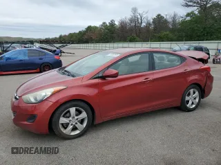 2013 Hyundai Elantra GLS with VIN 5NPDH4AE2DH348757, listed as a Copart auction lot 61093255 with 171,296 mi miles and Salvage title. Bid and sale history available at DreamBid. Image 1.