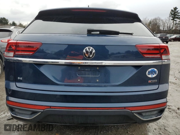 2021 Volkswagen Atlas SE with VIN 1V2LC2CA3MC227092, listed as a Copart auction lot 39949094 with 43,350 mi miles and . Bid and sale history available at DreamBid. Image 6.