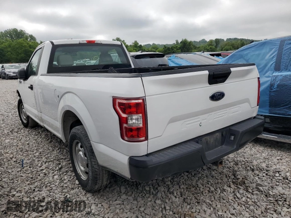 2018 Ford F-150 XL with VIN 1FTMF1CB2JKG04321, listed as a Copart auction lot 55343365 with 126,997 mi miles and Salvage title. Bid and sale history available at DreamBid. Image 2.