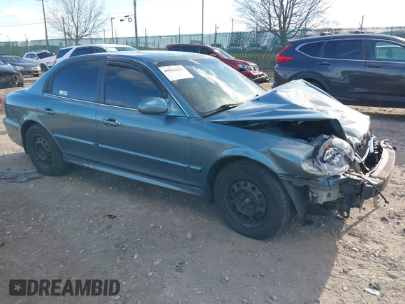 2004 Hyundai Sonata with VIN KMHWF25S14A094531, listed as a IAAI auction lot 40844423 with 108,792 mi miles. Bid and sale history available at carsss.com. Image 1.