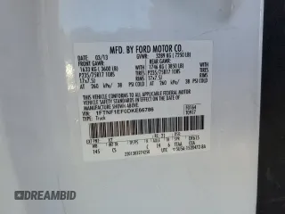 2013 Ford F-150 XL with VIN 1FTNF1EF0DKE66786, listed as a Copart auction lot 79118294 with 186,461 mi miles and Clean title. Bid and sale history available at DreamBid. Image 12.