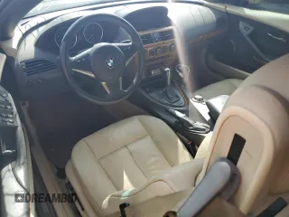 2004 BMW 6 Series 645Ci with VIN WBAEK73474B321001, listed as a Copart auction lot 75551344 with 0 mi miles and Non Repairable. Bid and sale history available at carsss.com. Image 8.