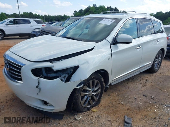 2015 Infiniti QX60 with VIN 5N1AL0MM2FC533155, listed as a IAAI auction lot 42318943 with 197,033 mi miles and . Bid and sale history available at DreamBid. Image 23.