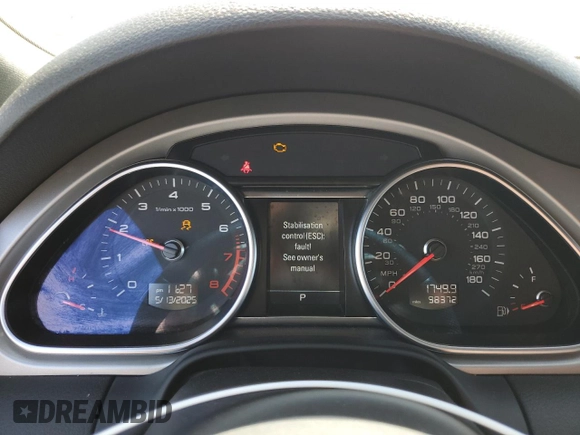2014 Audi Q7 S line Prestige with VIN WA1DGAFE6ED017417, listed as a Copart auction lot 57048115 with 98,372 mi miles and Clean title. Bid and sale history available at DreamBid. Image 9.