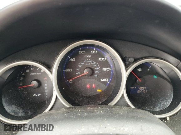 2008 Honda Fit with VIN JHMGD38478S000636, listed as a Copart auction lot 44699905 with 154,107 mi miles and Salvage title. Bid and sale history available at DreamBid. Image 9.