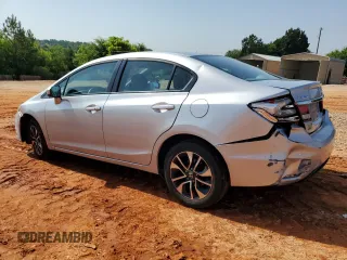 2015 Honda Civic EX z VIN 2HGFB2F86FH550760, wystawiony jako Copart lot #56968225 z przebiegiem 129 183 mil mil oraz Szkoda całkowita • Salvage title. Historia ofert i sprzedaży dostępna na DreamBid. Obrazek 2.