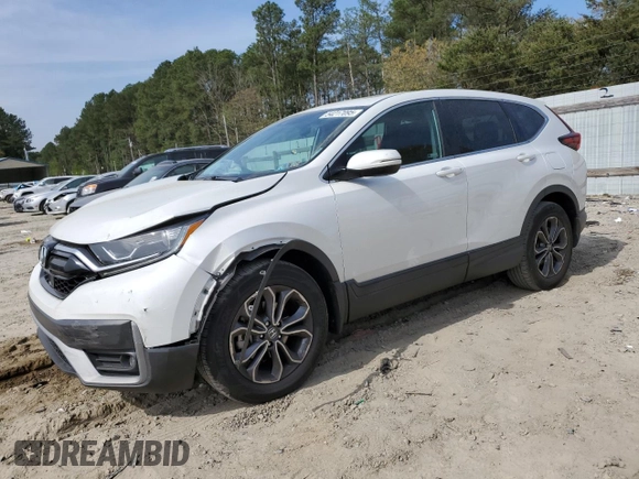 2022 Honda CR-V EX z VIN 2HKRW2H54NH631359, wystawiony jako Copart lot #54217095 z przebiegiem 49 062 mil mil oraz Szkoda całkowita • Salvage title. Historia ofert i sprzedaży dostępna na DreamBid. Obrazek 1.